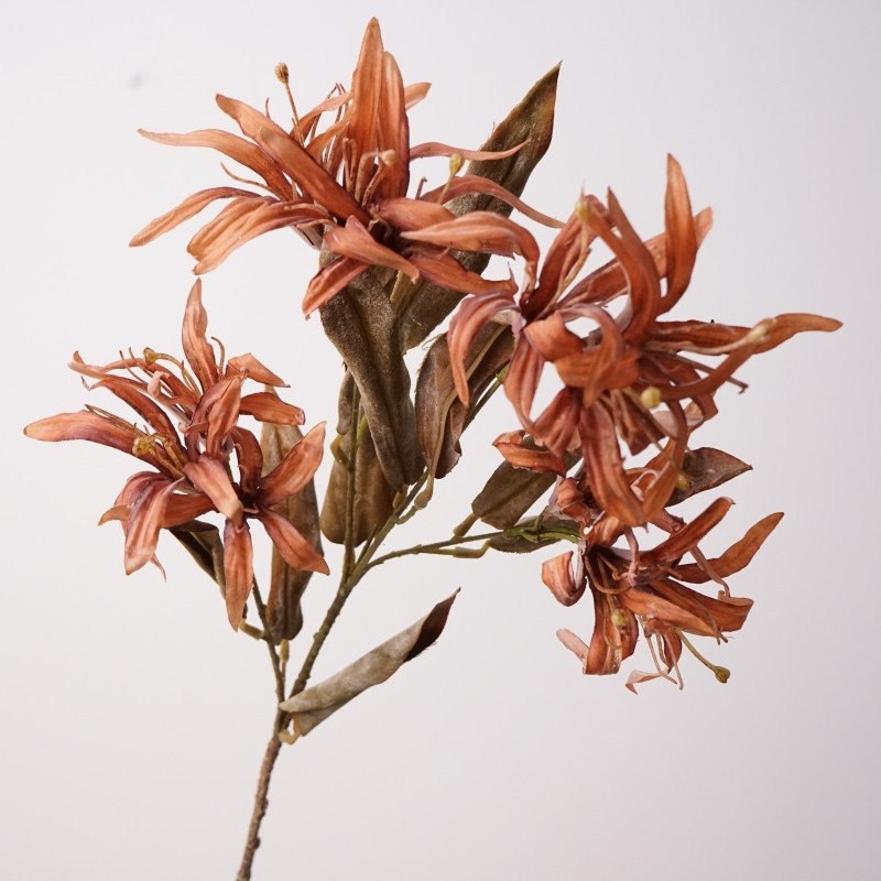 仿真花单枝紫荆花清新家居装饰餐桌花艺禅意插花摆件假花摄影,淘宝优惠券,粉丝福利购,淘宝优惠卷