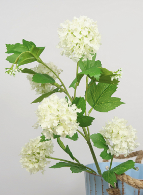 家居装饰花木绣球样板间摆设假花