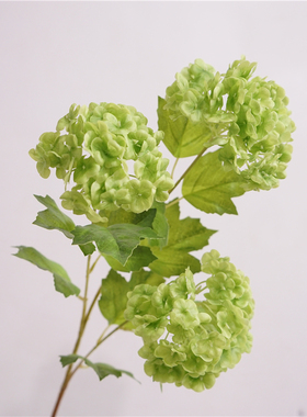 雪球家居装饰餐桌花艺婚庆假花