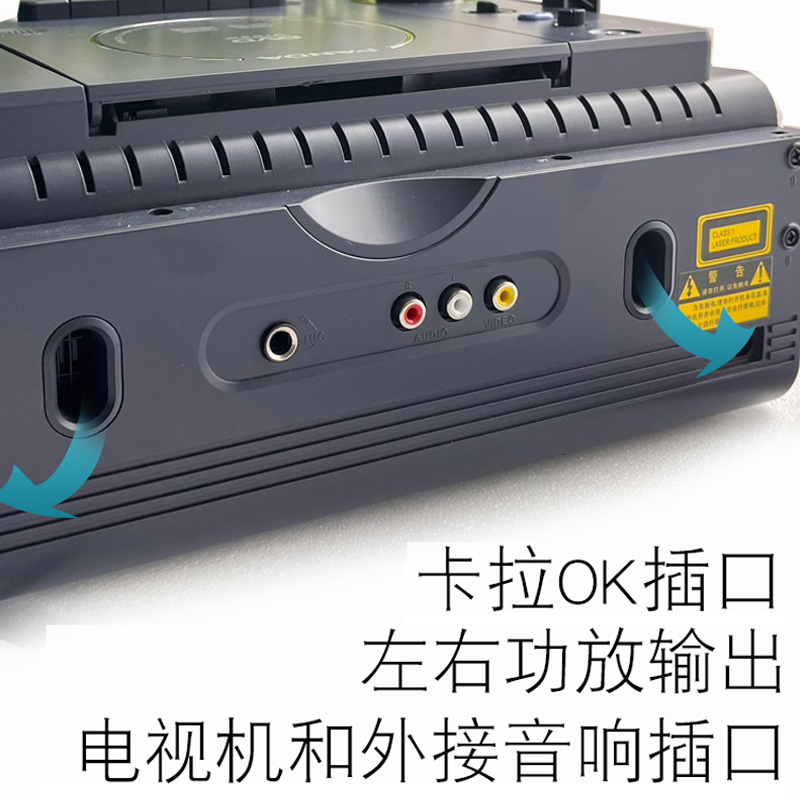 熊猫-500cd播放机立体声光碟vcd多功能录音dvd磁带一体机老式家用-图3