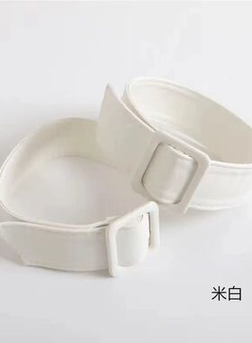 风衣手袖口绑带软皮袖带手腕带束带系带大衣装饰带子配件百搭黑