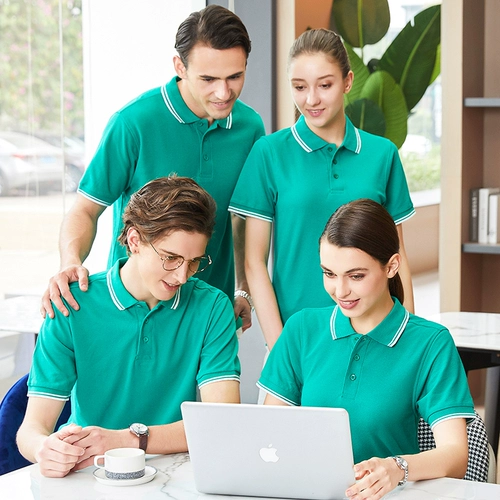 Футболка подходит для мужчин и женщин для работы, короткий рукав, делается под заказ, с печатью вашего логотипа