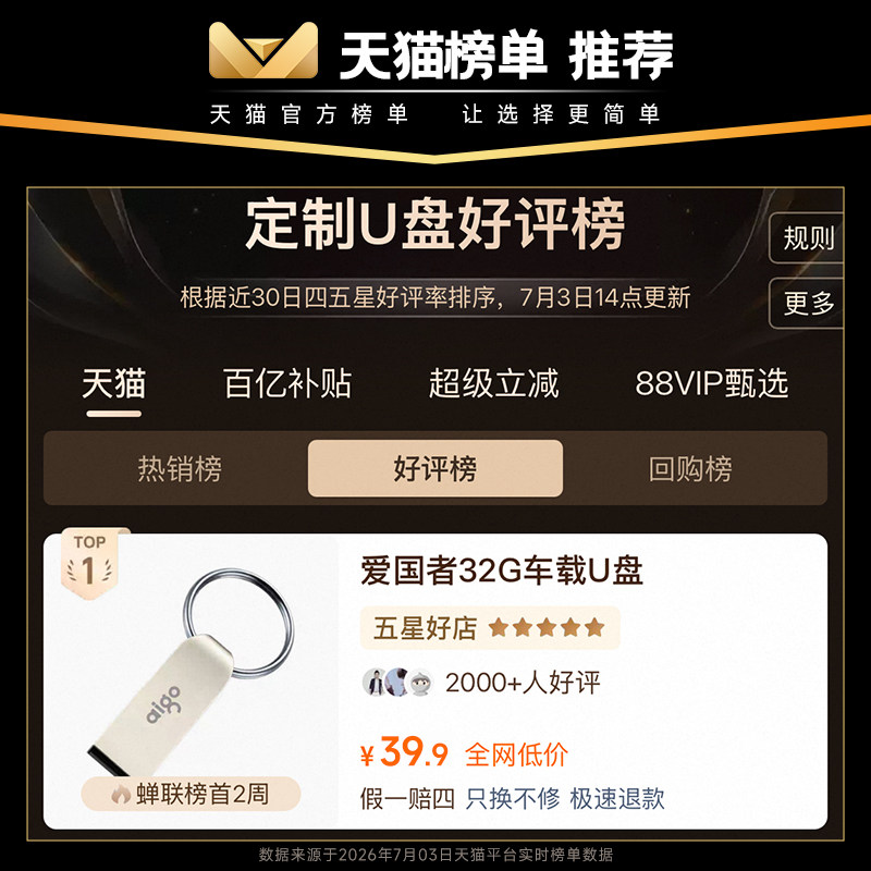 Authentic Patriot mini USB flash drive