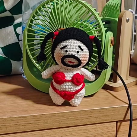 DIY比基尼如花二人转钩织搞怪玩偶毛线编织材料包钩针创意搞怪,淘宝优惠券,粉丝福利购,淘宝优惠卷