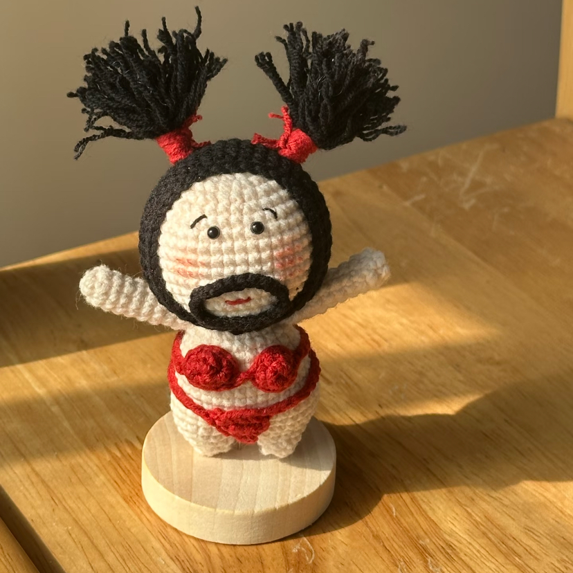 DIY比基尼如花二人转钩织搞怪玩偶毛线编织材料包钩针创意搞怪,淘宝优惠券,粉丝福利购,淘宝优惠卷