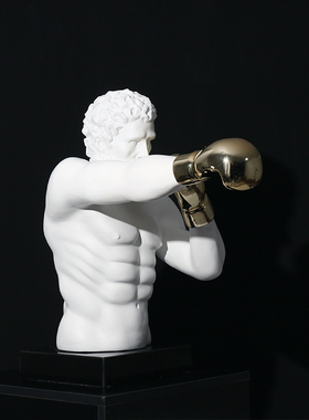 简约现代风样板房间展厅人物雕塑