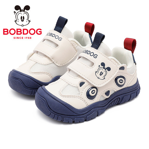 巴布豆童鞋儿童宝宝鞋男宝网面透气学步鞋春季新款防滑男童机能鞋 - 图3