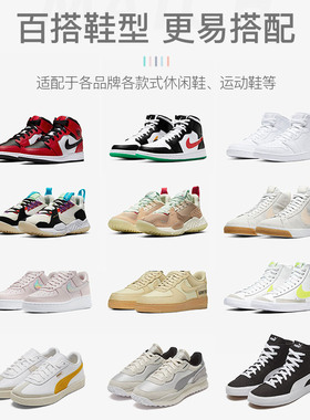 匡威空军一号aj1扁平白色鞋带