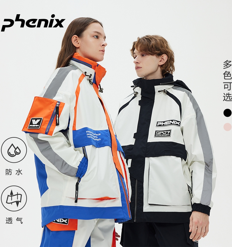 phenix菲尼克斯 SP27 男女士单双板滑雪服复古加厚防水保暖外套 - 图3