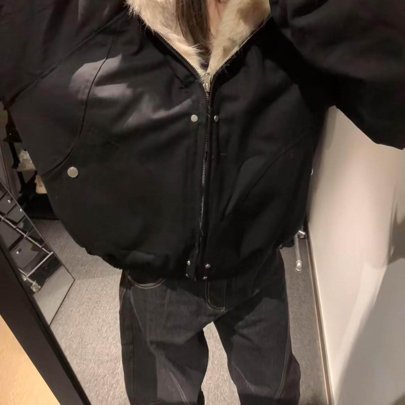 网红同款国潮原创座山雕冬季棉服短款cleanfit保暖加厚毛领外套,淘宝优惠券,粉丝福利购,淘宝优惠卷