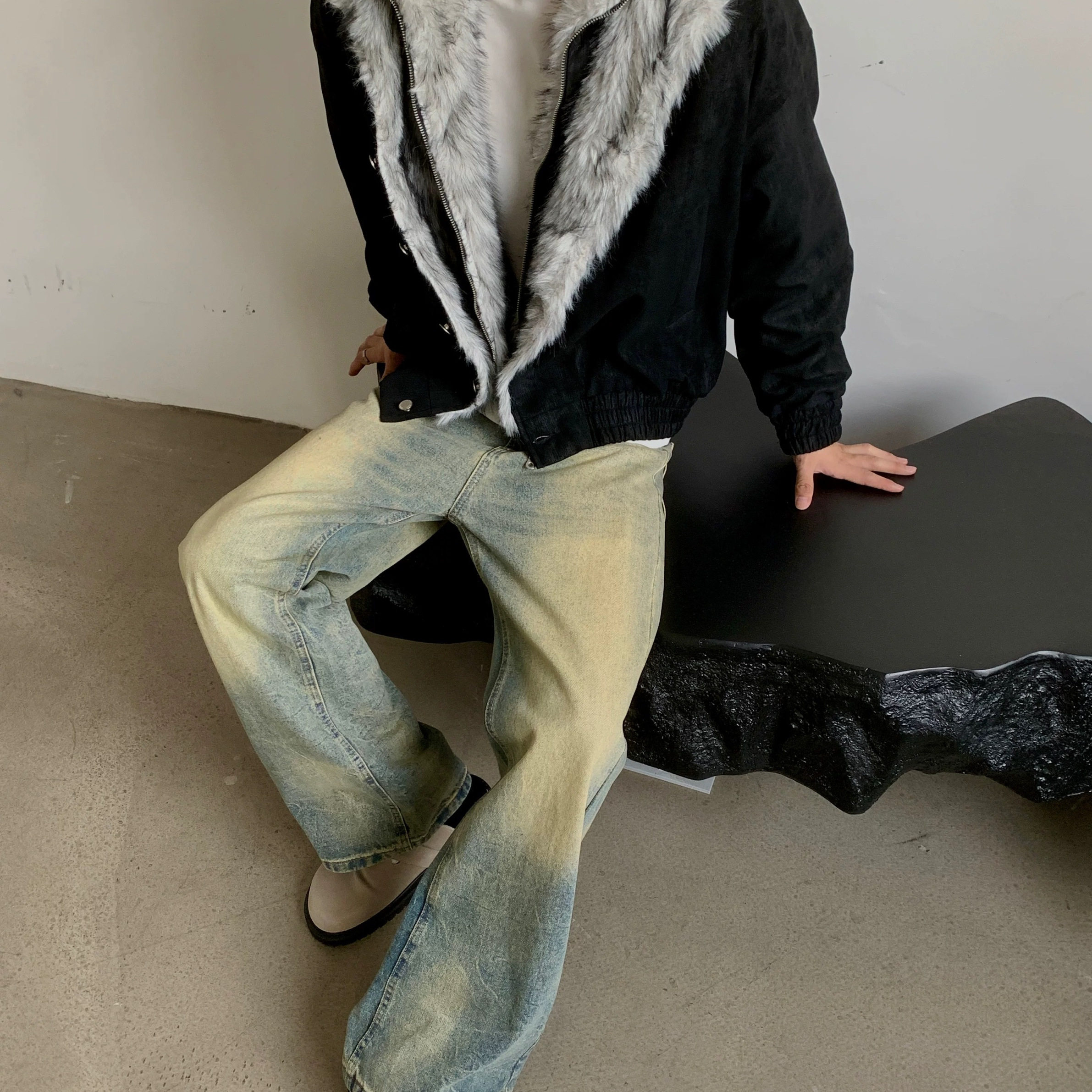 网红同款狼王双层毛绒立领派克服棉衣冬季座山雕夹克棉服外套男,淘宝优惠券,粉丝福利购,淘宝优惠卷