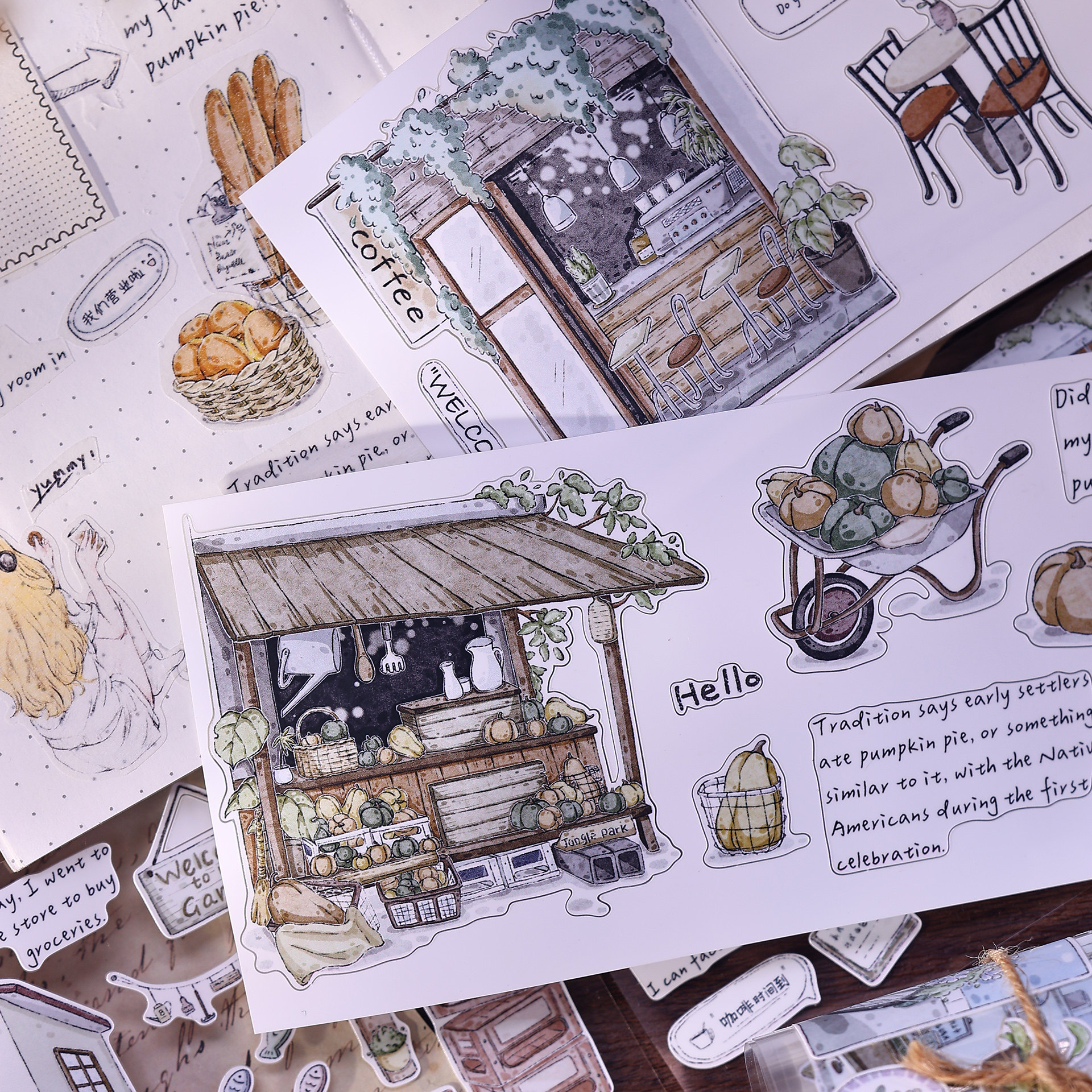 小白家文创盐铺新品小店街轻复古盐系和纸PET合成纸模切手帐胶带,淘宝优惠券,粉丝福利购,淘宝优惠卷