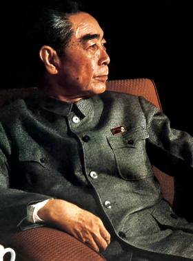 防水爱国装饰周总理带框怀旧壁画