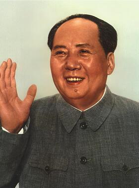 毛爷爷装饰画书房挂画名人伟人画