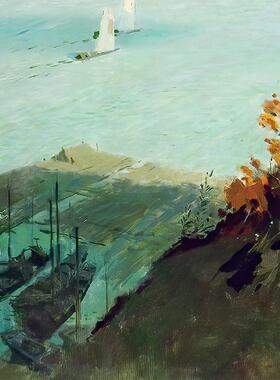 问苍茫大地谁主沉浮-毛画像摆台年轻有为简约书架墙面书桌装饰画