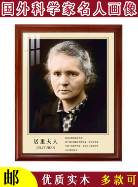 科学家挂画学校单位书房实验室