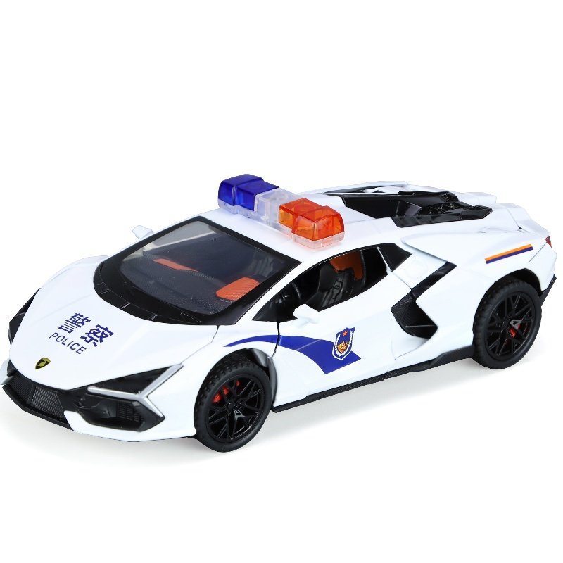 儿童兰博基尼大牛警车玩具合金跑车男孩110警察玩具车小汽车模型,淘宝优惠券,粉丝福利购,淘宝优惠卷