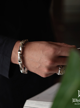 殿堂级银饰bwlb414手链18K金