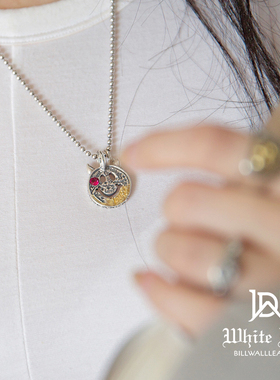 BWL官方宝石镶嵌18K鎏金笑脸