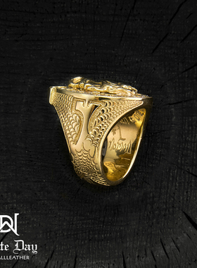 银饰18K金马蹄镶钻戒指