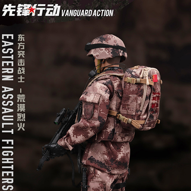 1/6兵人解放军模型 PLA陆军特种兵手办送退伍老兵送男友关节可动-图2