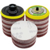 2 inches, 3 inches, 4 inches, 7 inches, 9 inches, 5 inches flocked sandpaper discs