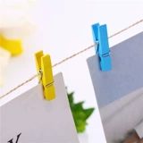 Цвет декоративной маленький деревянный клип творческий клип конопля для дерева Diy фото стена свадебная фотокорость фото клип фото клип