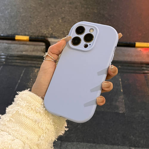 樱花粉微磨砂椭圆适用opporeno11/10手机壳985643简约K10x/A57/A35/A58X硅胶A93s/A55s/A3pro/R17/Findx7/X6 - 图0