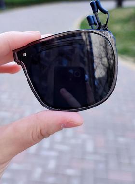 偏光飞行员韩版男女折叠近视夹片