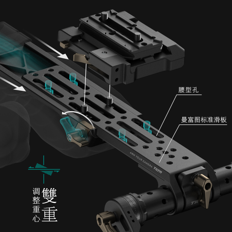 TILTA铁头 全能型肩架 轻型肩扛支架 单反微单摄影机通用拍摄配件 - 图2