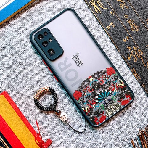 适用荣耀30手机壳honor80新款60pro中国风70por+国潮50se浮雕30青春版20s男9x女款8x华为v40套x30i硅胶x10max - 图0