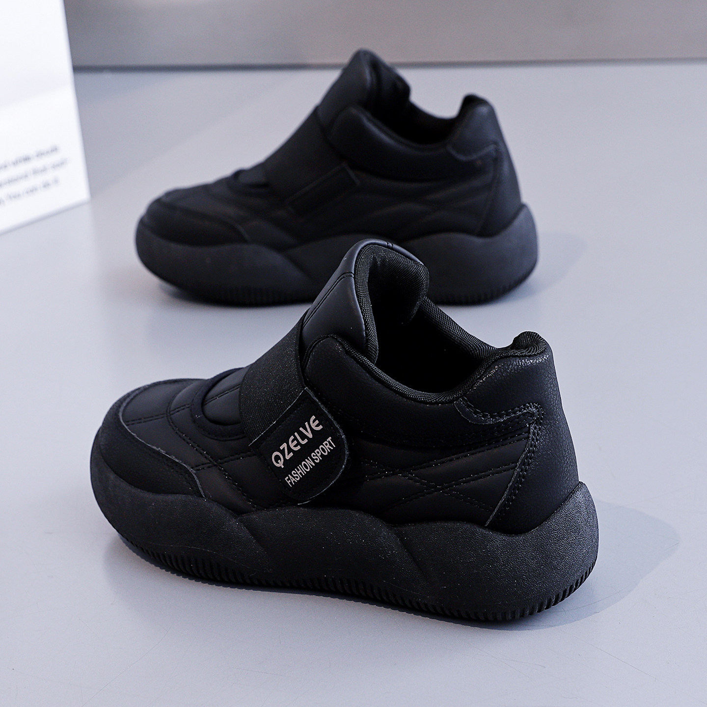 2025秋冬季新款百搭休闲厚底小白鞋女鞋爆款加绒韩版运动老爹板鞋,淘宝优惠券,粉丝福利购,淘宝优惠卷