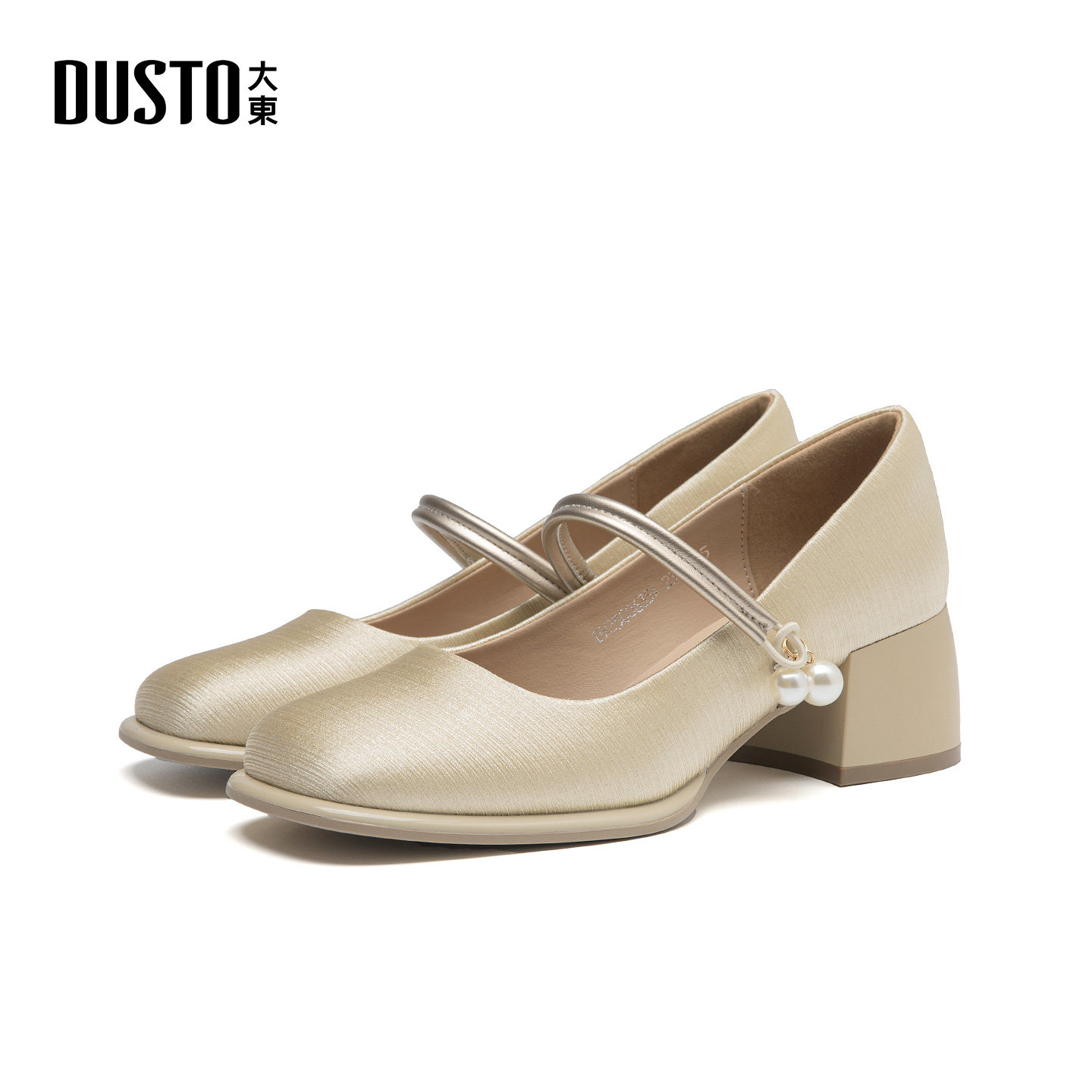 大东dd粗跟单鞋女2026新款春季法式气质高跟玛丽珍女鞋温柔晚晚鞋,淘宝优惠券,粉丝福利购,淘宝优惠卷