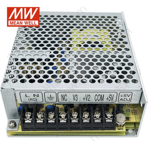 明纬RT-50/65/85/125W开关电源正负5V/12V直流15V24V三路输出T-50 - 图1