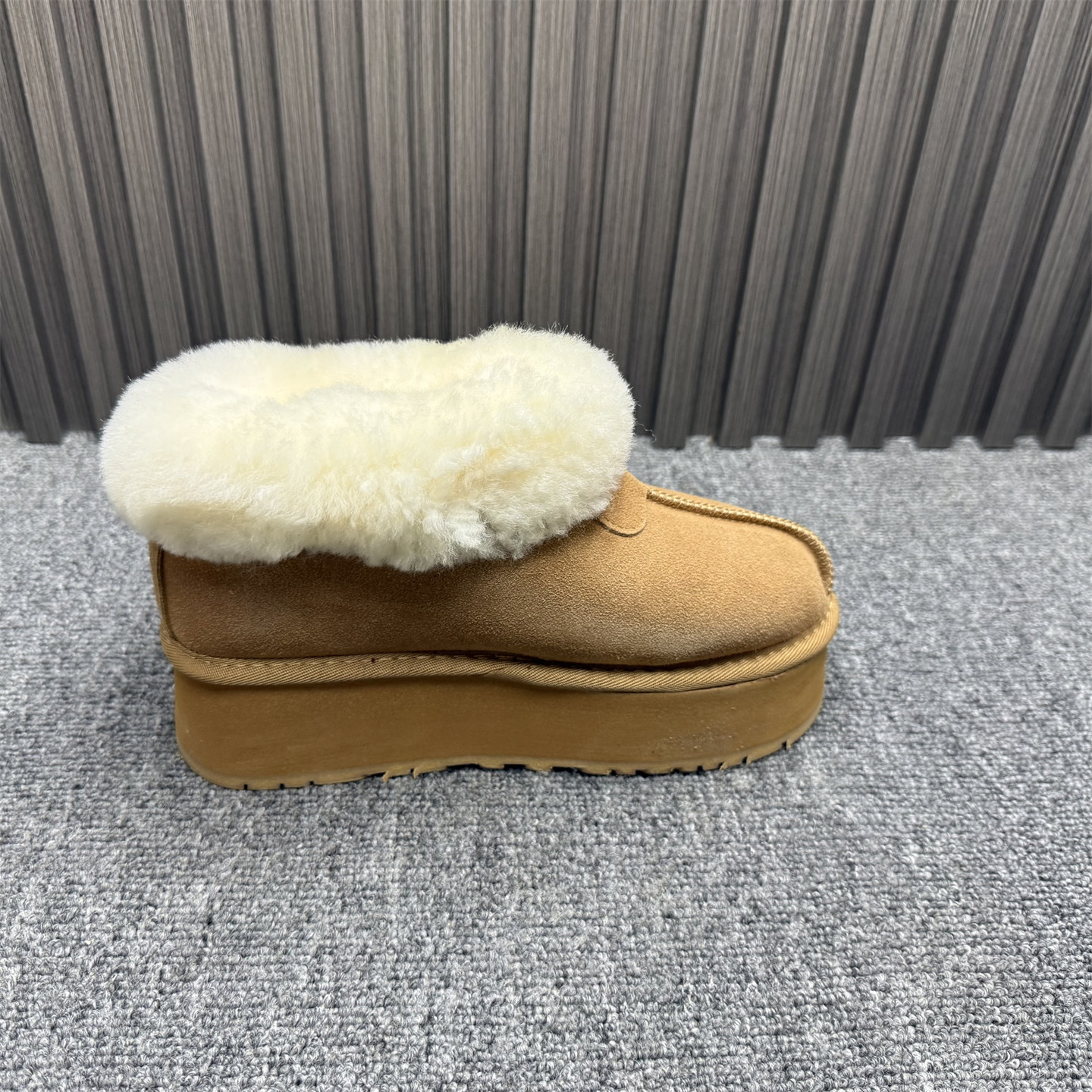 撤柜真皮羊毛口厚底雪地靴女2025年冬季新款加绒加厚百搭休闲棉鞋,淘宝优惠券,粉丝福利购,淘宝优惠卷