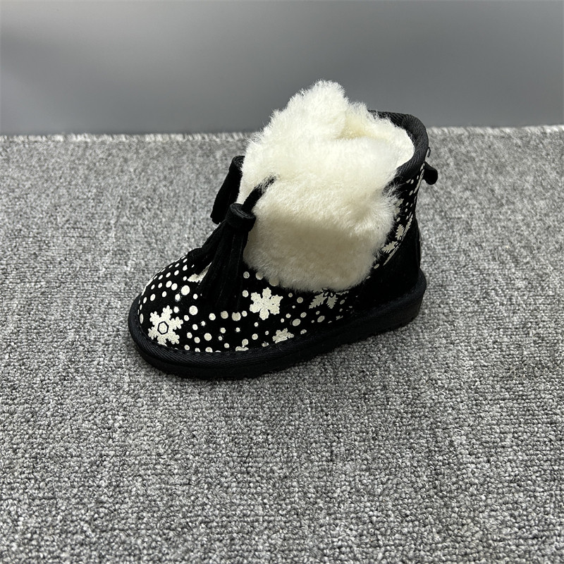 断码处理羊皮毛一体儿童雪地靴冬季新款防滑羊毛加厚抗寒女宝棉鞋,淘宝优惠券,粉丝福利购,淘宝优惠卷