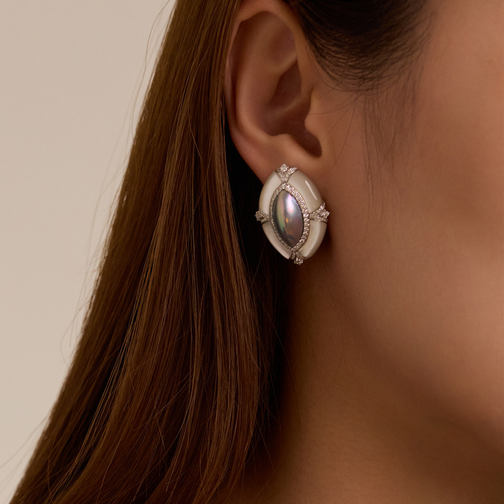 8.21【马贝01】奢光幻境 贵雅格调 炫光 日本马贝珍珠耳钉  7-8mm,淘宝优惠券,粉丝福利购,淘宝优惠卷