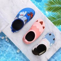 Tuttuo childrens beach socks shoes water park swimming snorkeling shoes female non-slip anti-cut male Anadromous soft base skin-sticking shoes