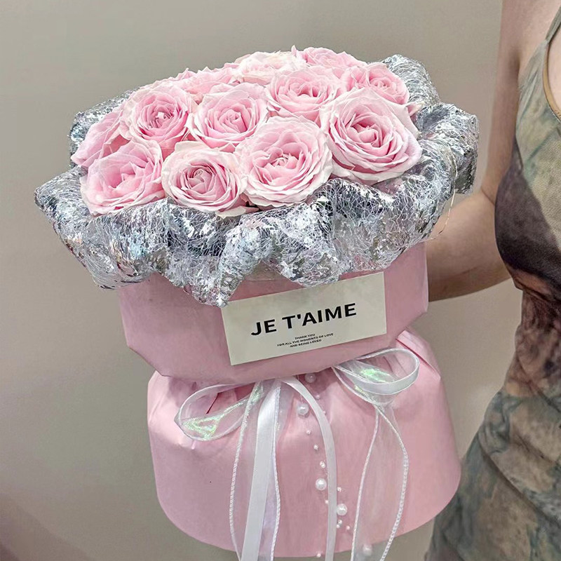 花中情 新款镂空鎏金纱鲜花包装纸亮片网纱花艺diy材料花店包花纸,淘宝优惠券,粉丝福利购,淘宝优惠卷