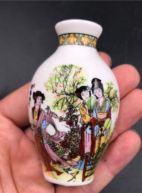 Chinese souvenir china ceramic vase fridge magnet tourist