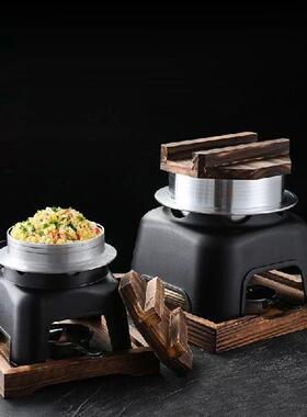 Outdoor Japanese cooking Oolong pot Alcohol small non stick