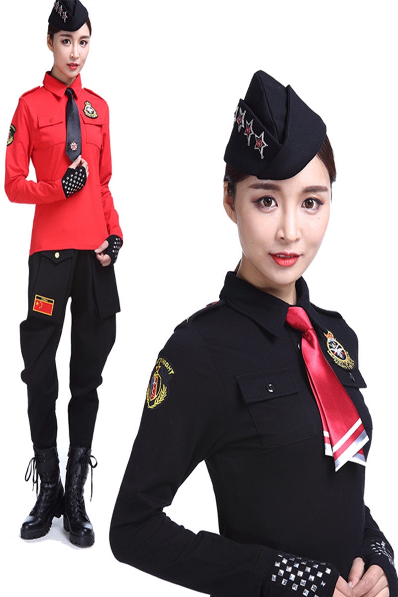 新款春装长袖宽松阔腿裤 2018 越野营广场舞水兵舞服装全新男女套装 新款春装长袖宽松阔腿裤 2018 越野营广场舞水兵舞服装全新男女套装