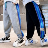 Штаны для мальчиков, осеннее термобелье для отдыха, детские повседневные брюки, осенние, подходит для подростков, коллекция 2022