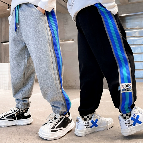 Штаны для мальчиков, осеннее термобелье для отдыха, детские повседневные брюки, осенние, подходит для подростков, коллекция 2022