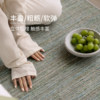Saipos green tweed removable and washable double bedside blanket