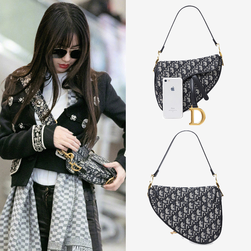 2020新款潮复古马蹄斜挎手提马鞍包 bapoloti帕保罗蒂女士包袋