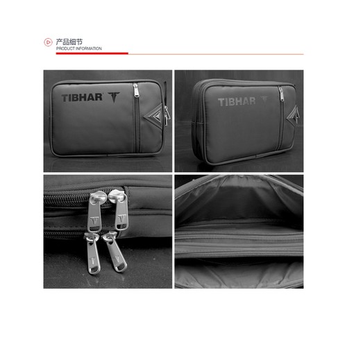 TIBHAR挺拔乒乓球拍套方形双层方拍套乒乓球拍包收纳包大容量球包 - 图3