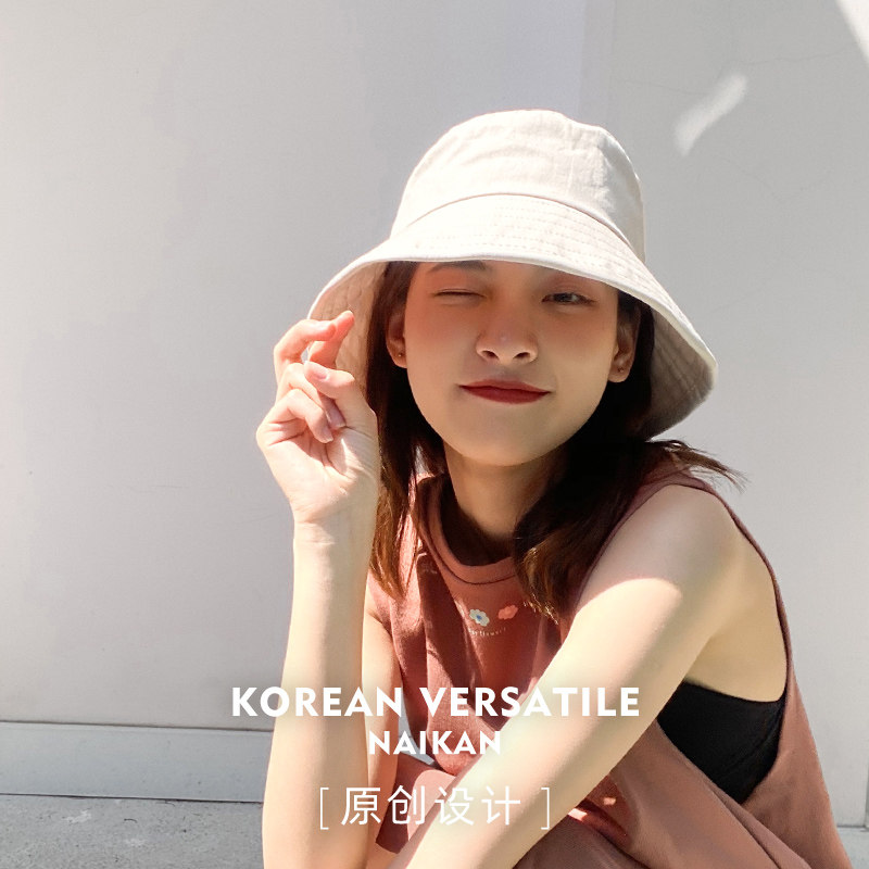 渔夫帽女夏季百搭遮阳帽子2025新款遮脸防晒帽防紫外线大码太阳帽