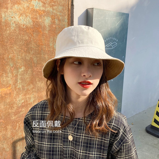 Korean style thin sun protection bucket hat