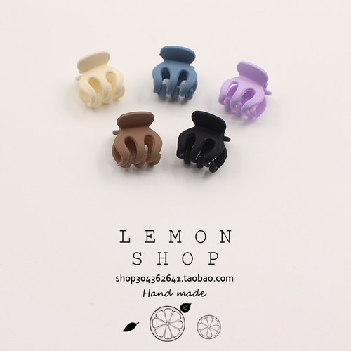 周扬青同款小号抓夹黑色迷你发夹女夏刘海夹鲨鱼夹发卡子夹子发饰 - 图1